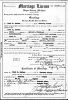 Certificate of Marriage for Fred Barber and Dorothy Wilson