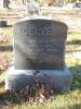 Gravestone of Luke and L. Adelaine (Spear) Delvey