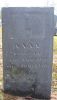 Gravestone of Anna Coolidge