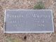 Grave Marker of Barbara G Whitney 