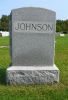 Gravestone of Fred and Hattie Johnson