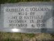 Grave Marker of Mathilda C. Volkman