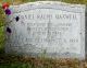Gravestone of Daniel Ralph Maxwell