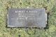 Grave Marker of Robert H. Bailey