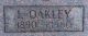 Grave Marker of Lowell Oakley Taylor