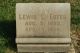 Gravestone of Lewis L. Estes