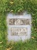 Grave Marker of Lucy A. Spring