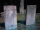 Gravestones of Jonathan and Hannah Delvee