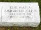 Grave Marker of Elsie Martha (Haubenreiser) Kelton