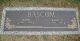 Grave Marker of Harry and Marie Bascom