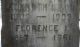 Inscription on the Gravestone of Florence I. Parker 