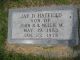Grave Marker of Jay D. Hatfield