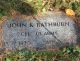 Grave Marker of John K. Rathburn